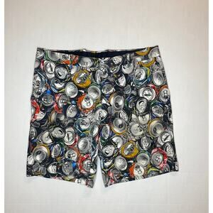 Moschino Soda Can print shorts